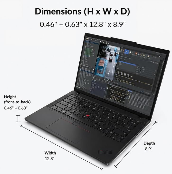 Image of NewLenovo ThinkPad P14s Gen 7 Mobile Workstation Laptop, 14.5 inch WUXGA IPS, Core Ultra 7 356H, RTX PRO 500 Blackwell 6GB GDDR7, 32GB LPDDRX5 RAM 2TB SSD, FP Reader Wi-Fi7 w /USB-C Hub Win 11 Pro AI Ready