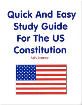 Paperback Quick and Easy Study Guide for the U.S. Constitution Book