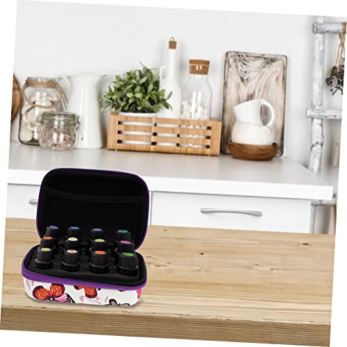 LOORGVEL 1 pièce Étui de Rangement pour Huiles Essentielles Malette de Transport et Compacte Organisateur de Bouteilles Huiles Essentielles Sac de Voyage Pratique avec Compartiments pour – vue 9
