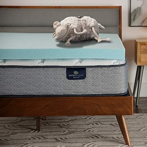 Serta ThermaGel Memory Foam Mattress Topper Cover