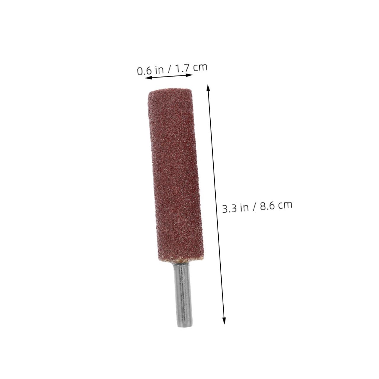 Zerodeko 1 Set Di Mole Abrasive A Lamelle: Tamburo Di Carta Vetrata A Grana 80/240 Con Gambo Da 6 Mm Per Rettifica Di Precisione E Finitura Superficiale - Testa Di Lucidatura Cilindrica