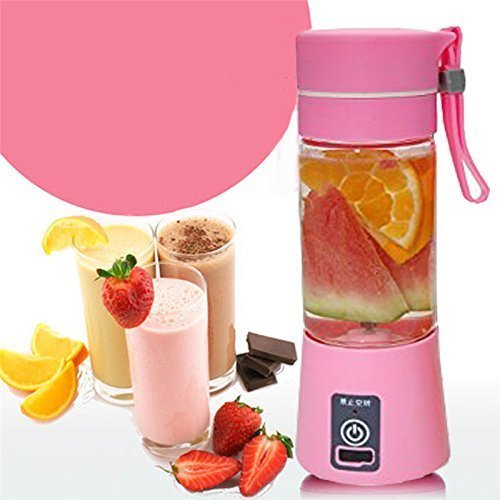 sparkling Portable USB Juicer Bottle Blender (Multicolour) Amazon.in