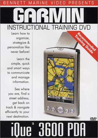 Garmin Ique 3600 PDA GPS Instructional Training DVD