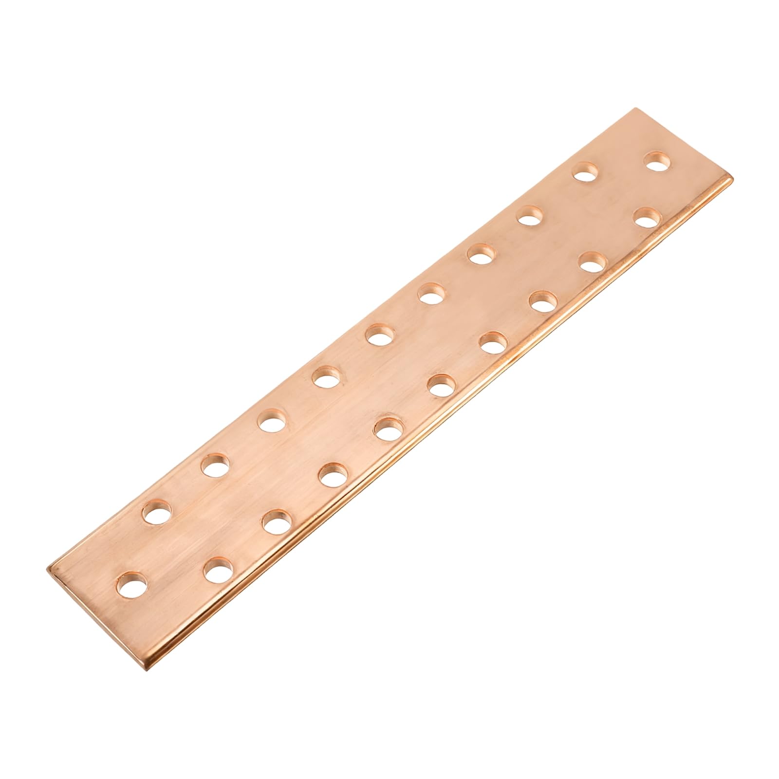 Barre omnibus en cuivre 300x50x6mm avec 16 bornes pour la distribution de courant
