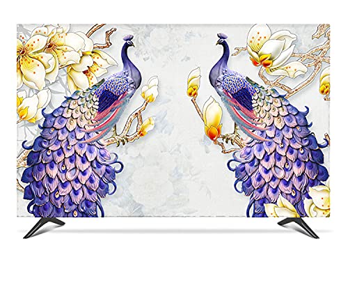 Generico Custodia Protettiva TV Impermeabile 19 "- 80" Coperchio decorativo da 75 pollici per schermo TV PC impermeabile(42")