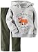 Carter's Baby Boys 2 Pc Playwear Sets 229g269, Heather, 24M