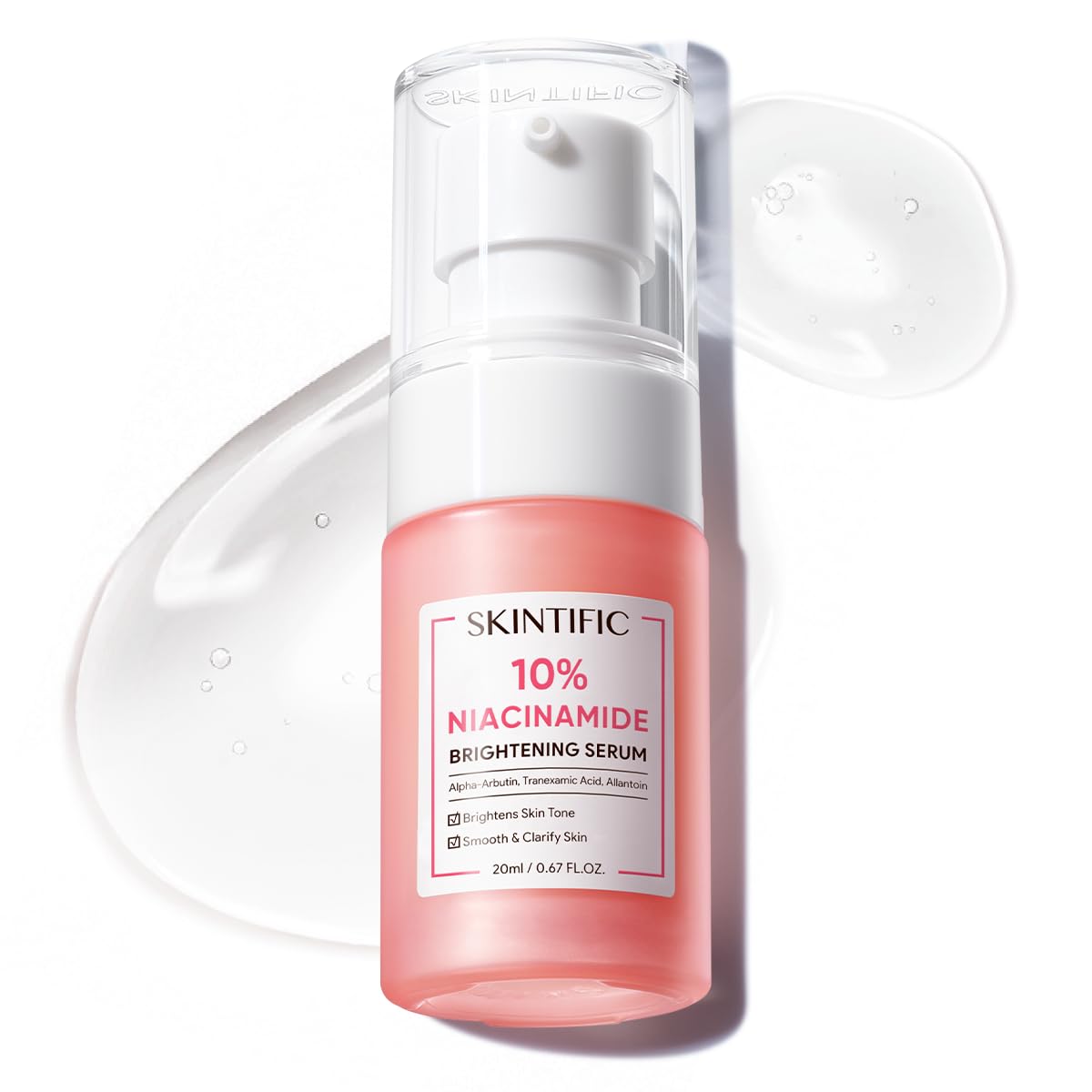 SKINTIFIC US STORE SKINTIFIC 10% Niacinamide Face Serum with Alpha Arbutin & Ceramide