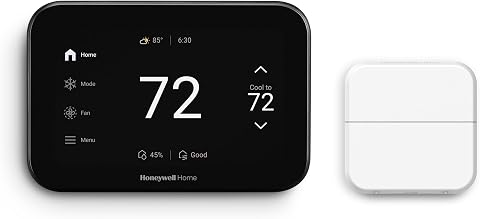 Honeywell Home X8S Premium Smart Programmable Wi-Fi Thermostat with Sensor, Vide