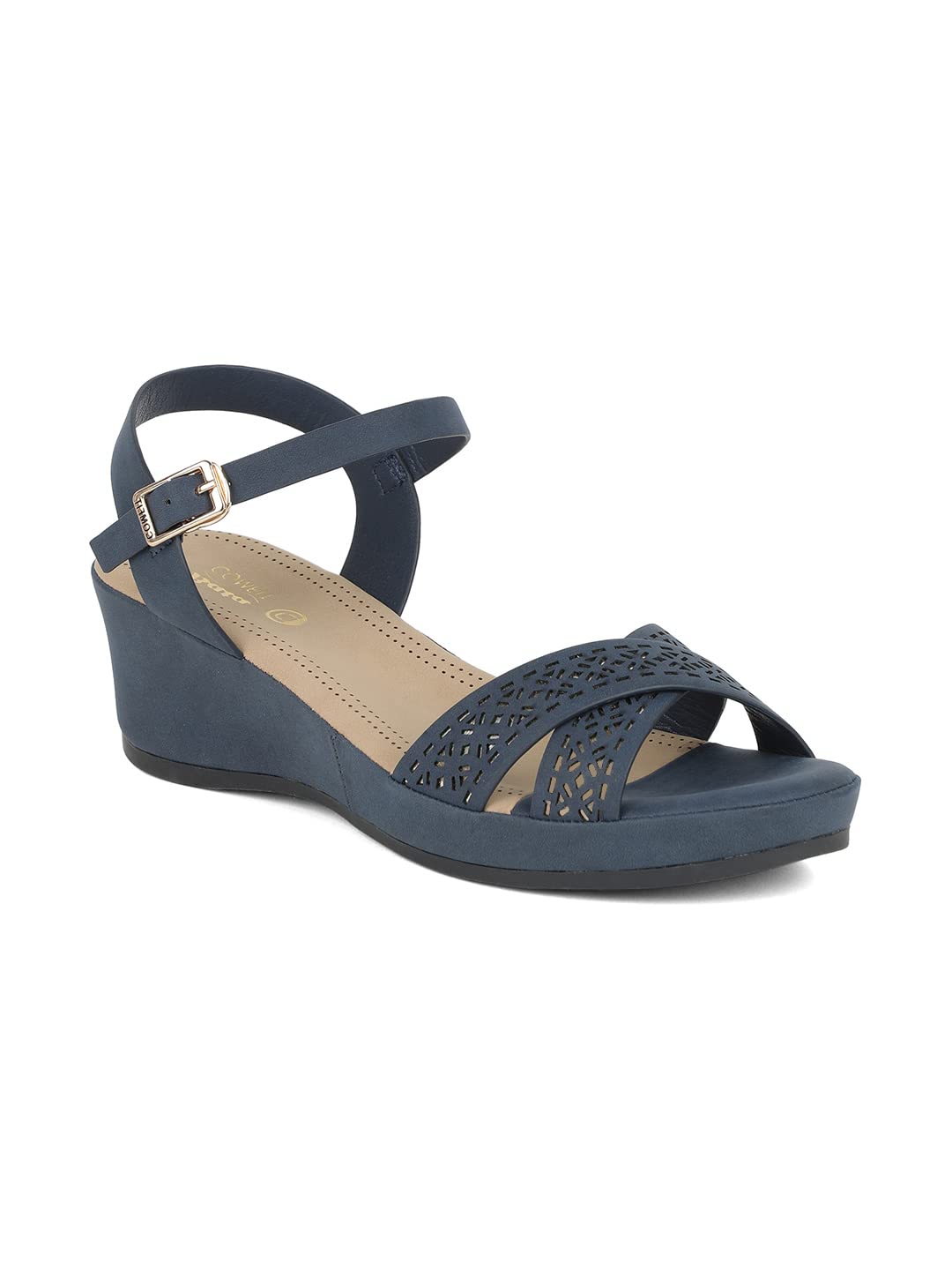 Bata Comfit Womens BETTINA LASER SANDAL (6619078_NAVY_4 UK) (B091TKCTZQ) Amazon Price History, Amazon Price Tracker
