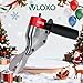 VLOXO Drill Metal Shear Attachment, Shear Metal Cutter with 360-Degree Pivoting Head Cordless Electric Drill Attachment Professional Metal Cutting Tool for Cuts Iron Sheet Aluminum and Copper