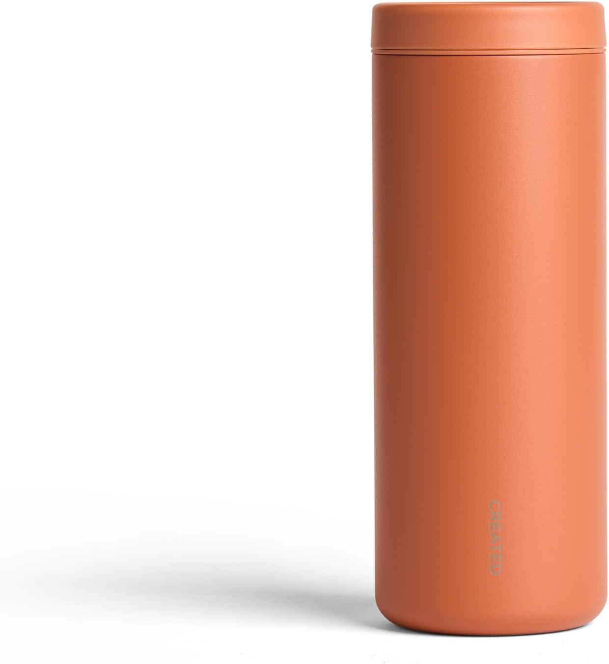 Created Co. Nomad Sip Tumbler – Large 16oz | Leak-Proof Insulated Coffee Travel Mug with Ceramic-Coated Interior & 360° Sip Lid – Reusable Hot & Cold Drink Cup - Terracotta