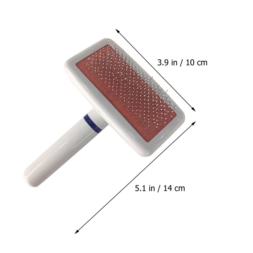 iplusmile Brosse pour Animaux de Compagnie Brosse pour Chiens et Chats Manche Ergonomique Toilettage Facile