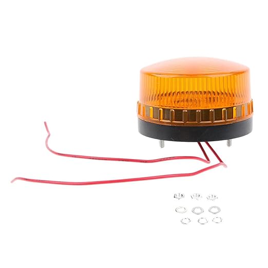 Warning Strobe Beacon Alarm Light Signal Tower Lamp Water Proof DC24V LED - E y to Install