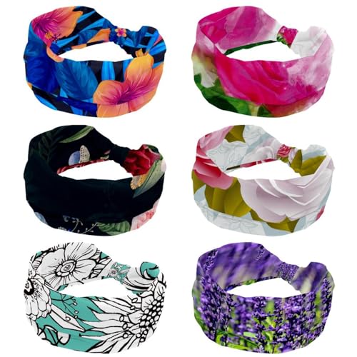 Bandeau cheveux rose à fleurs idéal pour vos séances de yoga et running