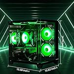 Gaming PC Desktop, Intel Core i5 14400F, RTX 4060, 32GB RAM, 1TB SSD, ARGB Fan, Tower Computer for Gaming and Office - Image 5