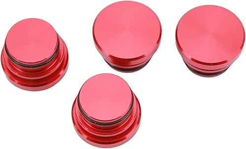 Miniatura 5 de Paquete de 4 fundas para encendedor de cigarrillos, aleación de aluminio, universal, impermeable, cubierta para encendedor de cigarrillos para toma