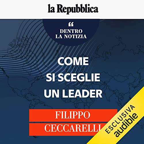 Diseño de la portada del título Come si sceglie un leader