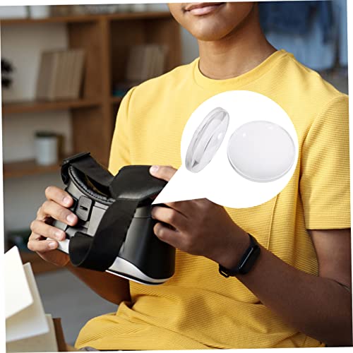 CHILDWEET Vr Headset Accessories VR Glasses Lens 10pcs Vr Lens Acrylic Box 3D Earphone VR Lens Accessories 3D Glasses Accessories