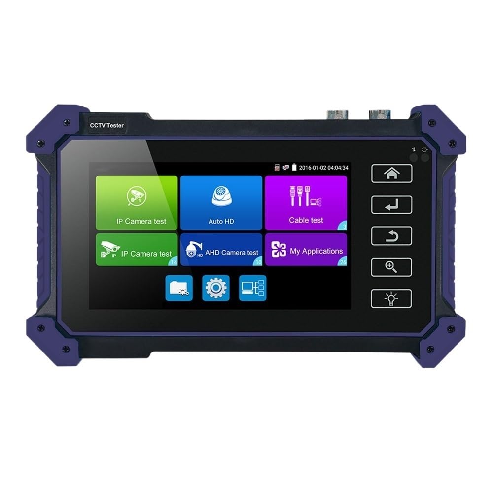 CVFRDD Purple 5200C 12MP IPC Tester 8MP/AHD/CVI/TV/SDI CCTV Camera Tester CCTV Monitor With VGA For IPC Camera CFTV Tester