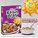 Kellogg's Raisin Bran Breakfast Cereal, High Fiber Cereal, Made with Real Fruit, Family Size, Original, 24oz Box (1 Box)