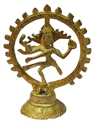 Estatua de Latón Lord Shiva Natraj para Decoración miniatura 4