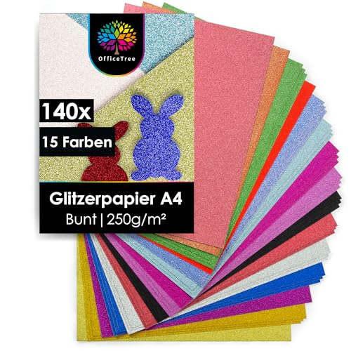 60 Blatt Tonkarton DIN A4 230g/m² - Buntes Bastelpapier Set Mit 12 Farben Für Kinder & Kreative