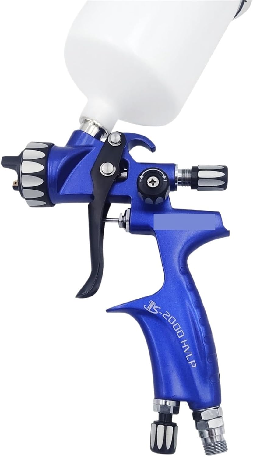 TS2000 Spray 1.3mm High Atomization airless Smart Sprayer Painting car Paint Airbrush Tool for Water-Based Paint(Blue)