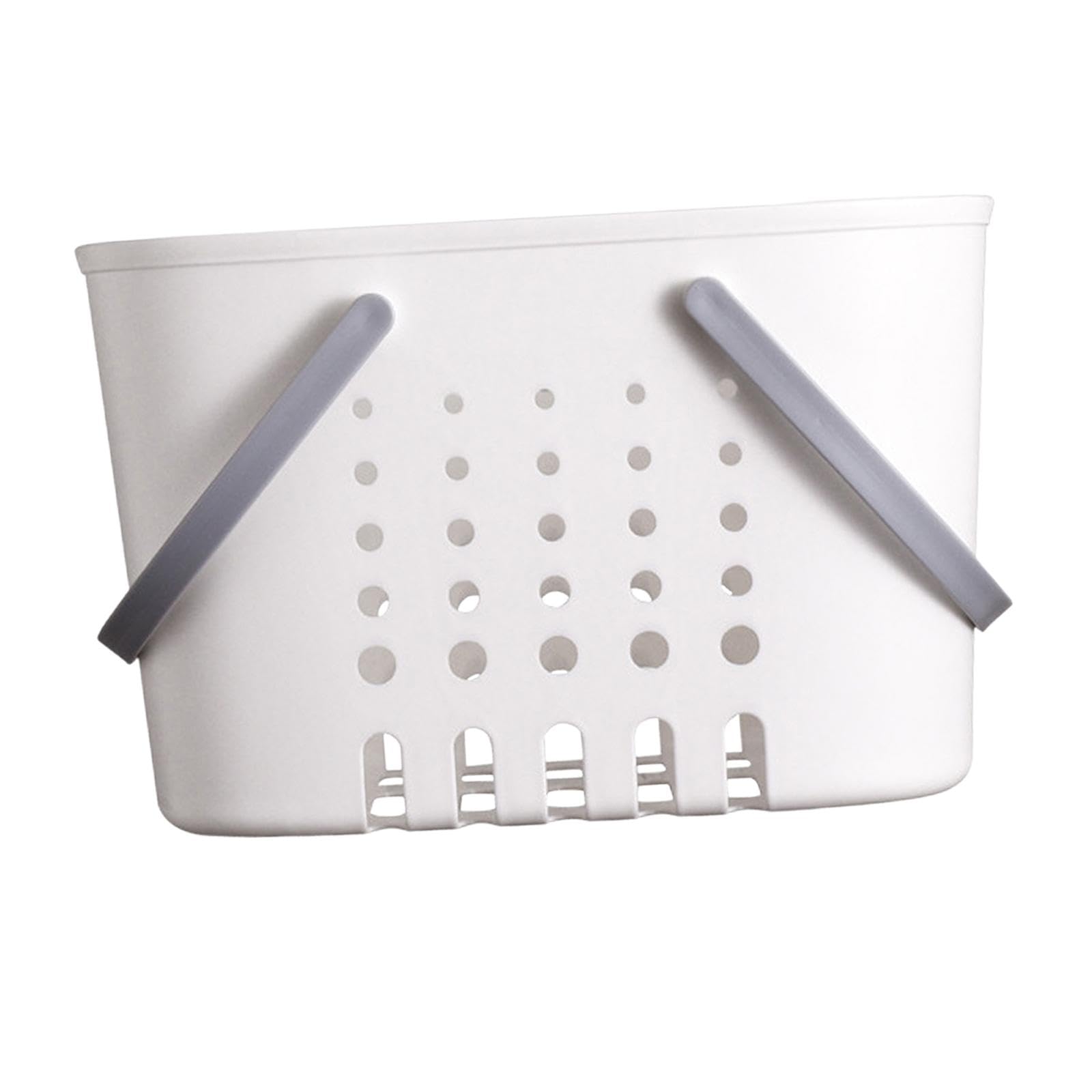 Generic 1Pcs Bathroom Shower Caddy Hollow Basket with Handle Drainage Cleaning Supplies Organizer Durable Ventilated for Sorting Project