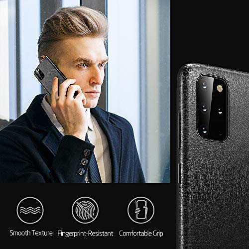 ESR capa de couro vegano compatível com Galaxy S20 Plus – capa de celular fina de couro sintético [s