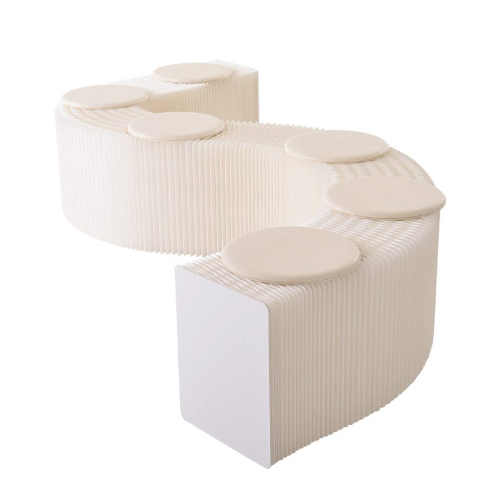 Amazon｜折りたたみ紙スツールソファチェア、紙アコーディオン