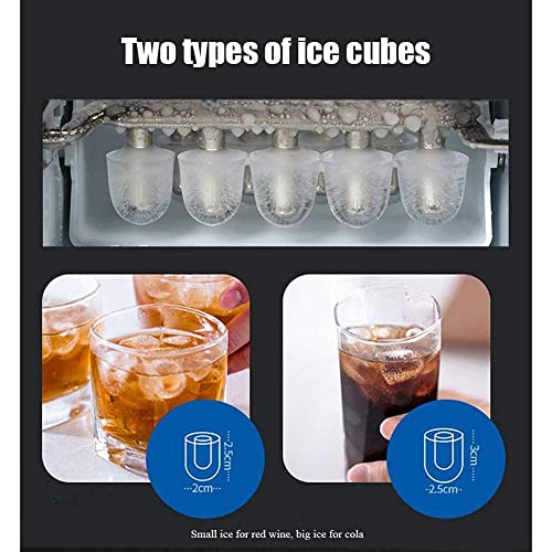 Máquina para hacer hielo con tanque 2.2L y 16kg en 24h miniatura 2