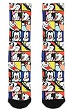 Warner Brothers Animaniacs Yakko Wakko Dot Character Sublimated Crew Socks