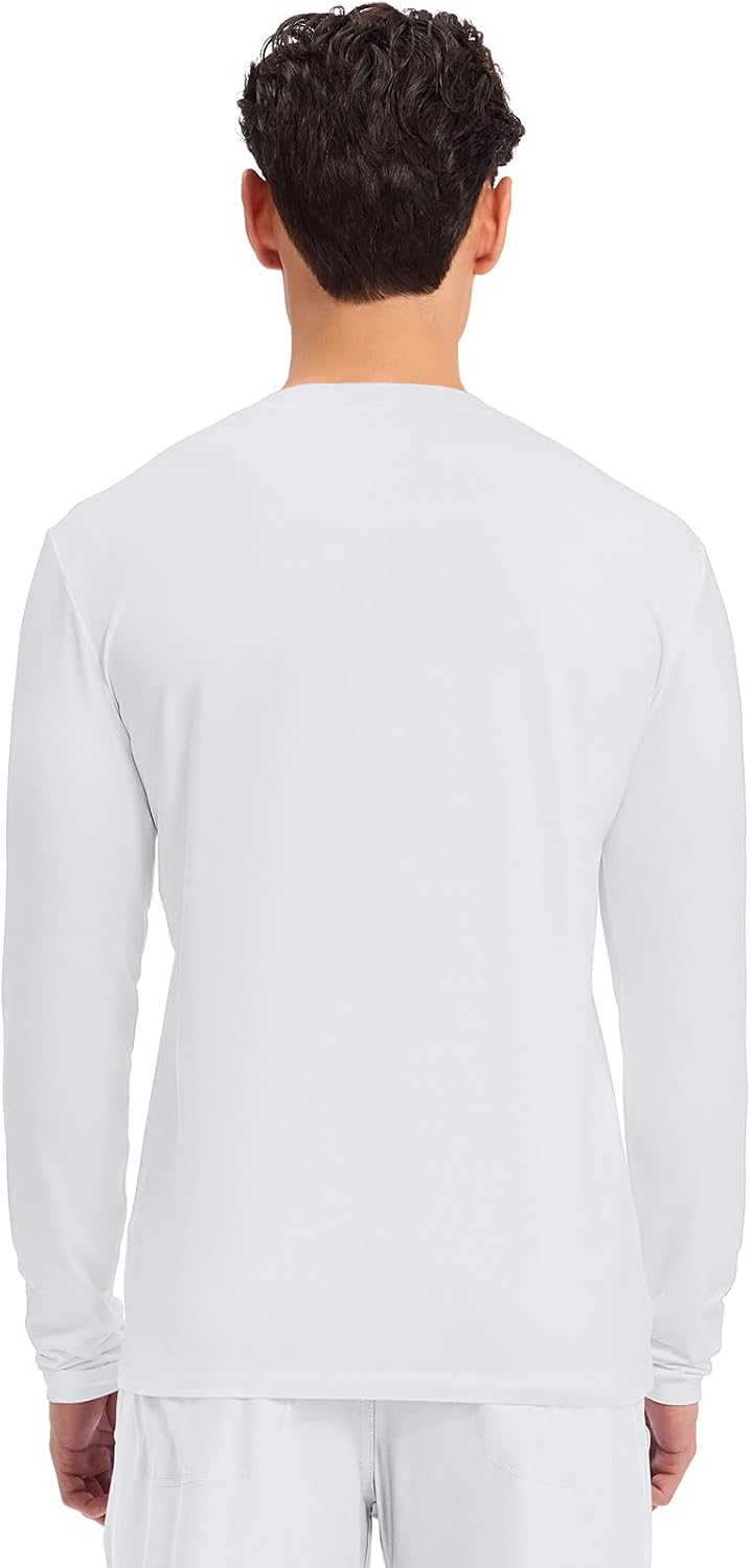 Cherokee Basics Long Sleeve Underscrub for Men Crew Neck Compression Shirt
