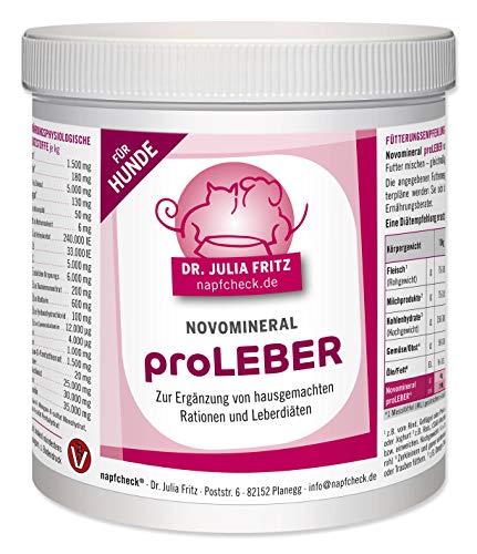 napfcheck Novomineral proLEBER - für Hunde - 500 g