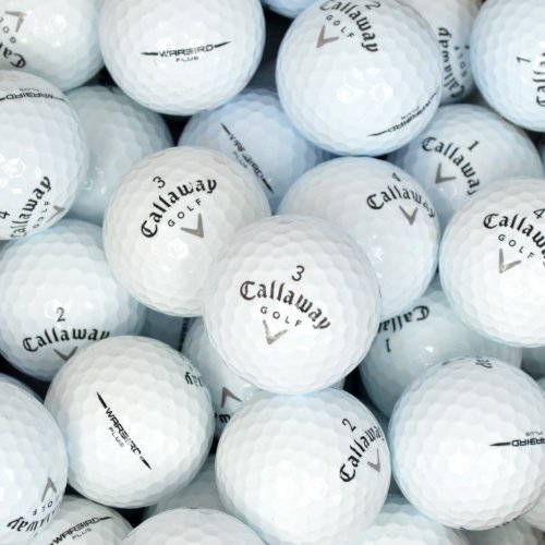 Callaway Golfbälle Qualität Lote Pelotas de Golf, Grado A, recuperadas, Second Chance Golfblle 100 Warbird Lake A-Qualitã¤t, Weiãÿ, PRE-100-BOX-CAL-WARBIRD, Blanco