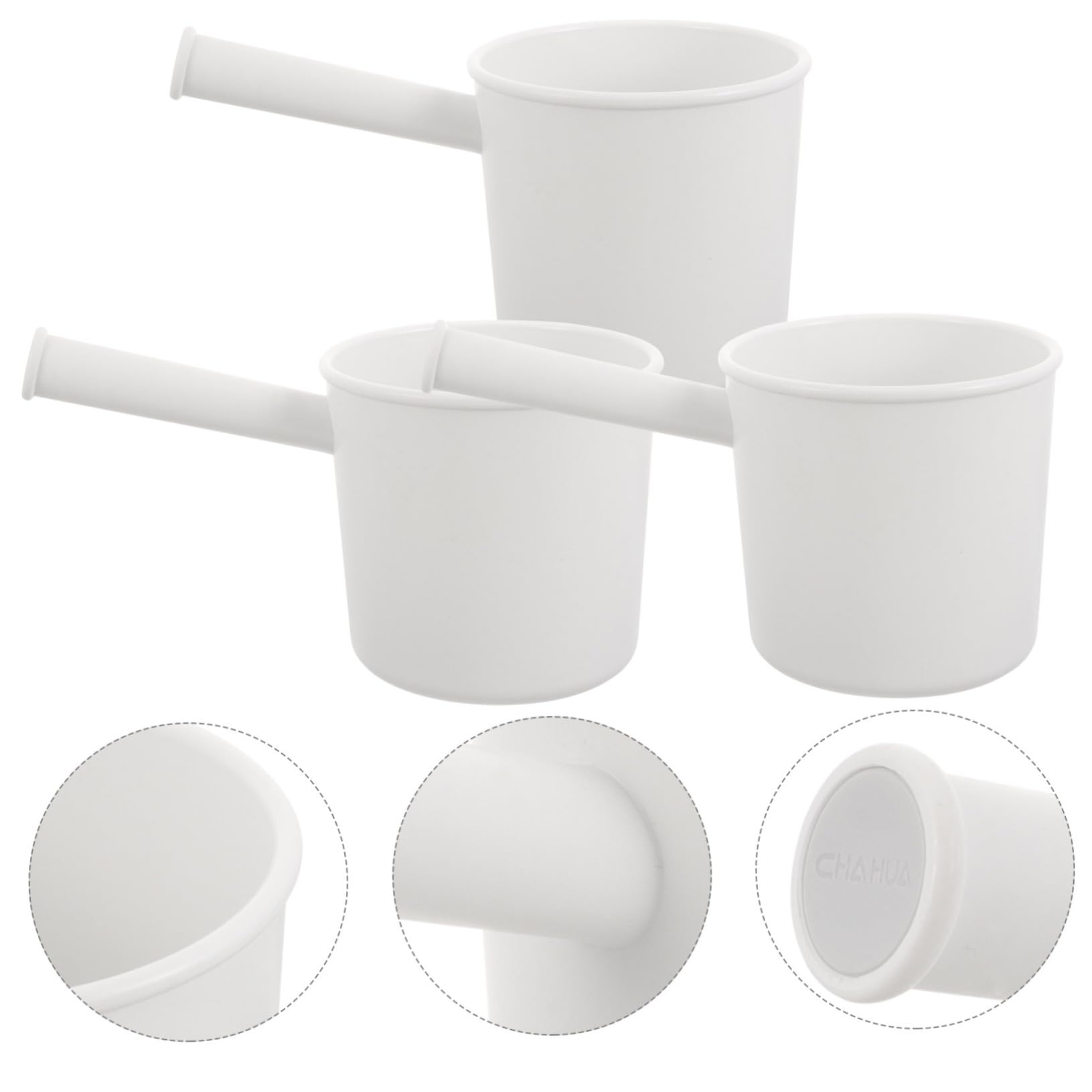 Cabilock 3pièces Louche Plastique pour Cuisine Louche à Eau de Bain Lot de Louches Couleur Aléatoire