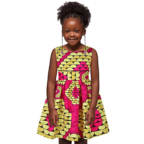 Dashiki African Party Baby Kids Toddler Girl Off Shoulder Dress Clothes Dresses for Youth Girls Dresses Birthday Easter