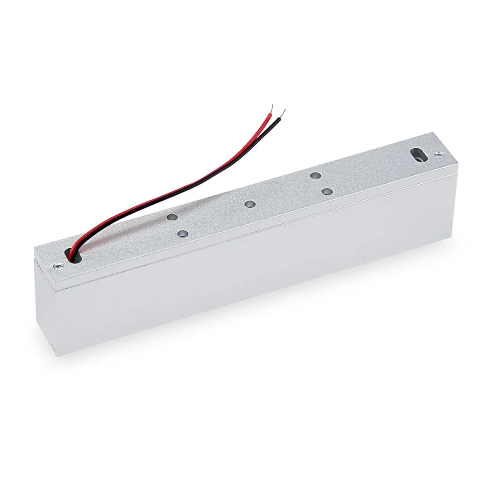 Cerraduras de Puerta eléctricas Cerradura magnética Fuerza de retención de 180 kg/350 LB Cerradura electromagnética Mental de 12 V CC con/sin Soporte(Lock with L Bracket)