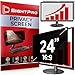 SightPro 24 Inch Computer Privacy Screen Filter for 16:9 Widescreen Monitor - Privacy and Anti-Glare Protector