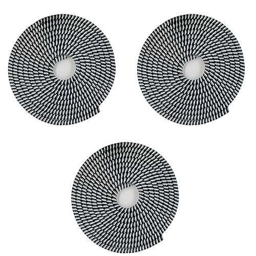 Image of VEROX (3 Pcs) Spiral Cable Protector | Wire Protector Triple Color 1.5 Meter Full Size Charging Cable Protector Compatible iPhone & Android Charging Cables- Black White
