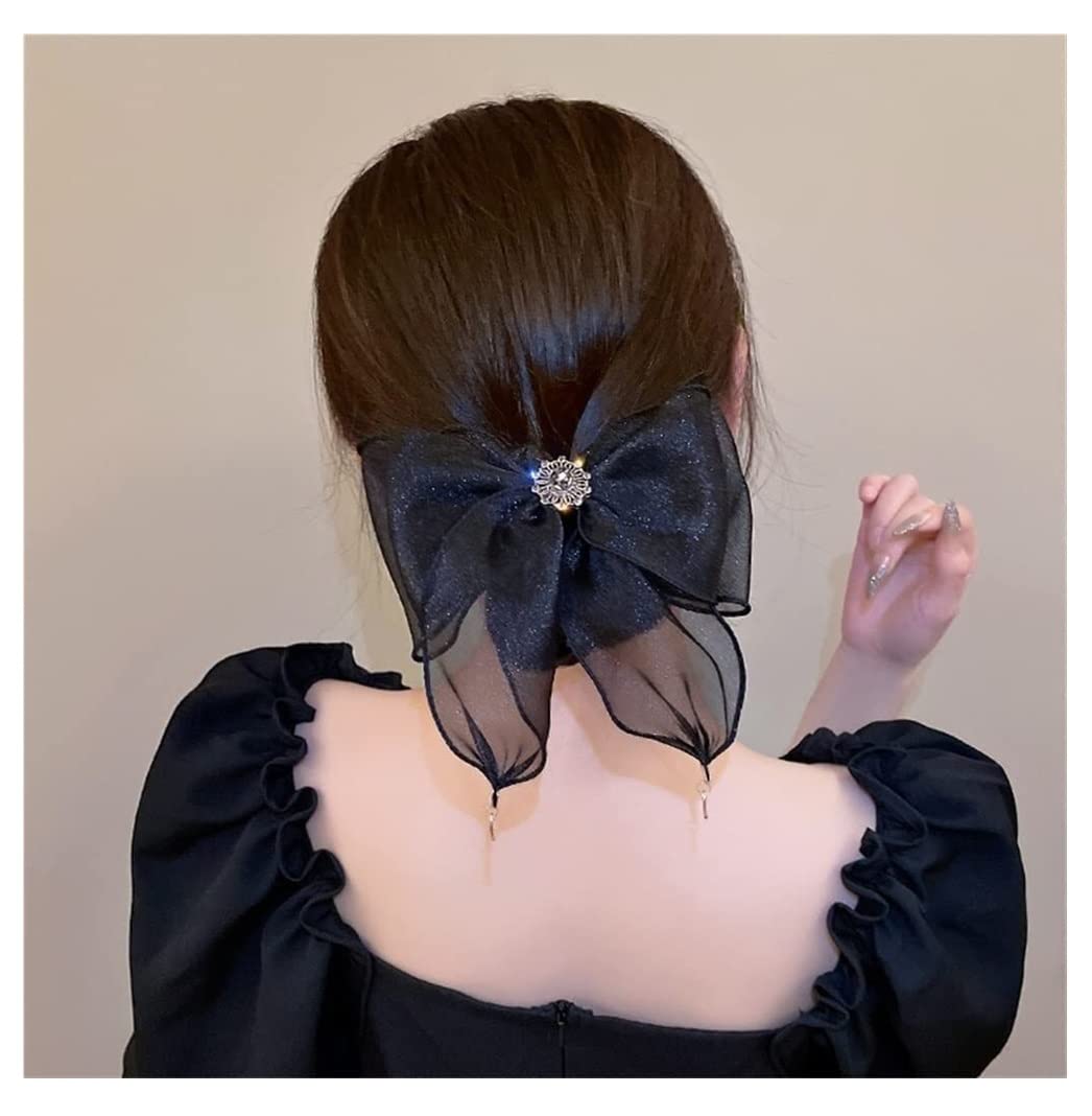 Feste Elastici Capelli 2 Pezzi Anello Per Capelli In Pizzo Con Fiocco In Rete Accessori Per A Cavallo In Corda Per Retrò Decorazione
