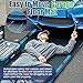 QVFHL Creeper Rolling Mat Winter-Freeze Resistant, Foldable Car Creeper Mat - Winter Resistant