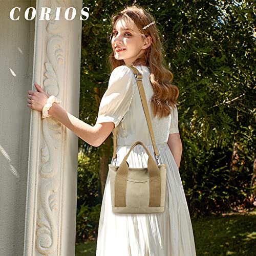 Bolso Tote de lona para mujer pequeño satchel casual miniatura 2