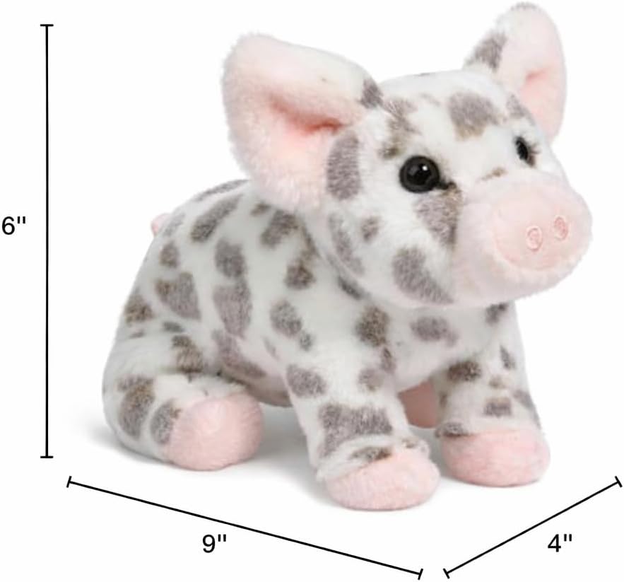 Douglas Small Pauline Spotted Pig Plush Stuffed Animal