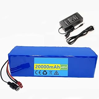 SEIN 48V 20Ah Electric Bicycles Lithium-ion Battery Pack 13S3P Lithium Battery for Golf Carts Electric Scooters Tricycles 200W 250W 350W 500W 750W 1000W Motor with Charger and BMS