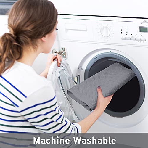 Non Slip Bathtub Mat,Rubber Baby Bath Tub Shower Mat With Strong Suction Cups (Grey) #TOP5