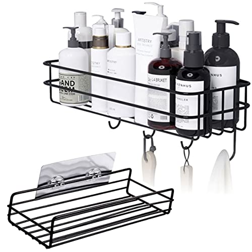 Kit 2 Prateleiras Para Banheiro Cozinha Lavanderia Quarto Adesiva Decorativa Organizadora 28cm (Pret