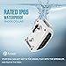FunAce Extra Wireless Collar Receiver Wireless Pet Containment System for Stubborn Dog - Continous Shock When Active [White]