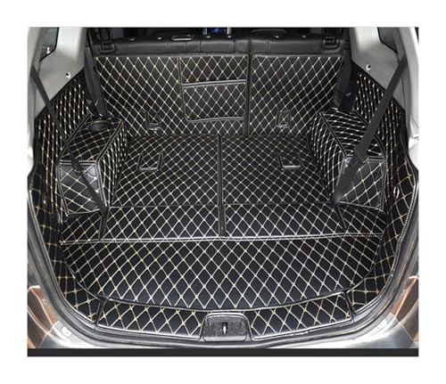 Tapis de coffre sur mesure Captiva 7 places protection cuir noir