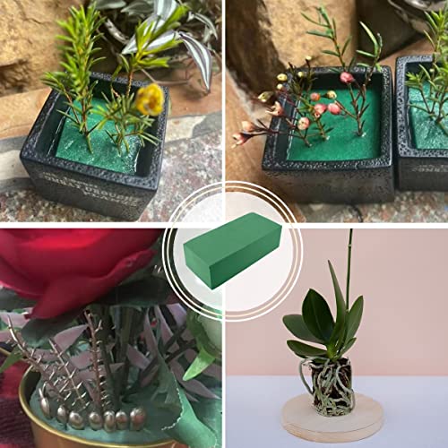 Lot de 2 briques en mousse florale de polystyrène pour fleurs sèches ou